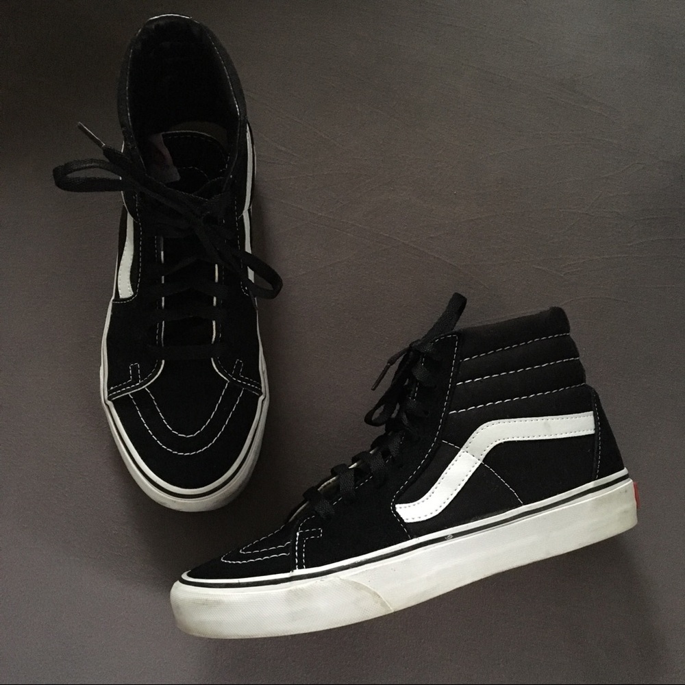 Vans Old Skool Sk8 Hi. Size 8.5 Womens 7 Mens.